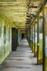 USA, Washington State, Port Townsend, Fort Worden State Park. Corridor of old gun battery. Art Print